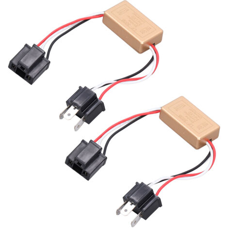 2PCS Module LED Strobe Continu pour Phare Voiture, Contrôleur Clignotant 9-30V LF-300B H4