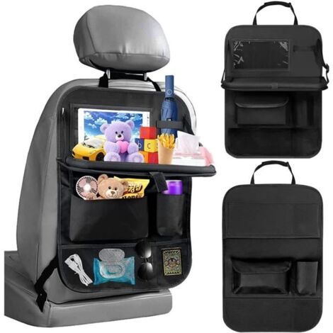 2pcs Organisateur De Voiture, Protection Siege Voiture Enfant, Organisateur Voiture De SièGe ArrièRe Avec Porte-Tablett