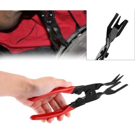2Pcs Outil Démontage Garniture Kit Outils pour Panneau/Porte de voiture Pince de retrait de clip -YES HB051 -BOT