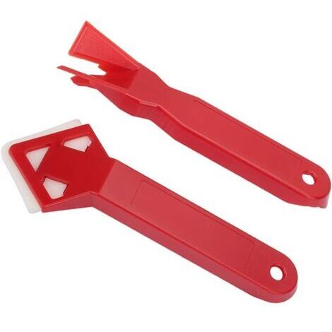 2pcs Outils de Calfeutrage Kit en Siliconcone Dissolvant de Scellant en Verre Ciment de Ciment de Calfeutrage