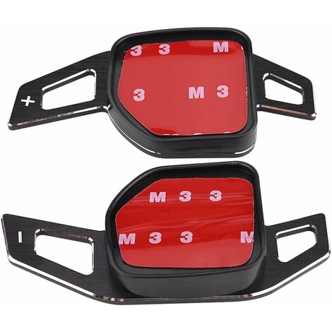 2pcs Palette de Changement de Volant, Direction Paddle Shifter Decoratif Extension de Levier De Vitesses a Palettes de Voiture en Aluminium