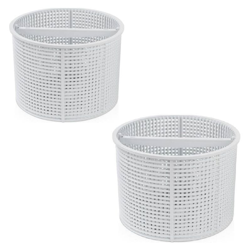 Coocheer - 2pcs Panier de rechange pour écumoire de piscine, pour modèles Hayward SPX1082CA et Aladdin B-152, panier d'écumoire SP1082 SP1083 SP1084