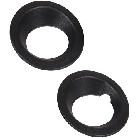 2PCS Pare-chocs Avant Antibrouillard Anneau Couverture 51113400912 Noir Remplacement pour X3 E83 2004-2006