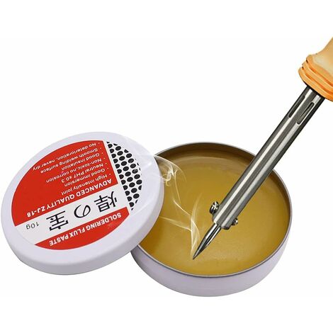 2pcs Pâte à Souder à l'étain 10g Flux Pâte à Braser pour Soudure Électrique Sans Nettoyage Outil de Réparation de Soudage Mécanicien Professionnel pour SMD PCB BGA PGA - Colophane
