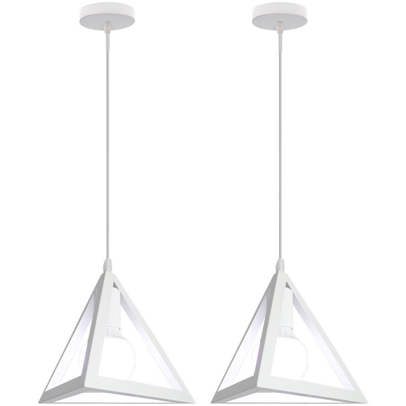 Image of 2PCS Pendant Light- E27 Metal Lampshade&hellip;