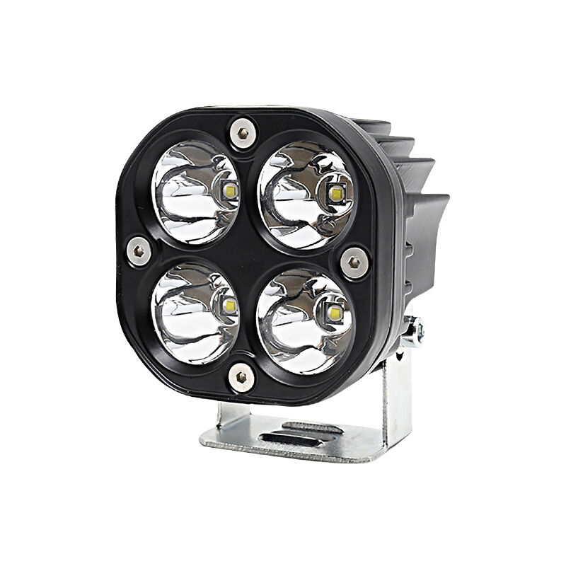 2PCS Phare de Travail LED Tracteur 7.6cm 3'' 40W Blanc Projecteur LED 12V 24V Etanche IP67 Feux Antibrouillard LED pour 4x4 Voiture Camion SUV Bateau