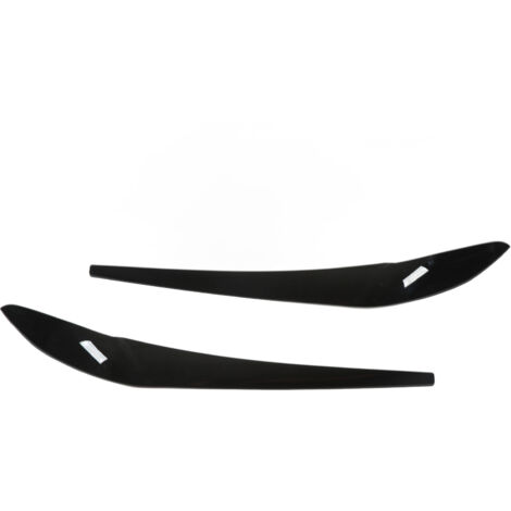 2pcs Phare Sourcil Brillant Noir Gauche Droite Remplacement Décoratif pour X3 F25 X4 F26 2014 2018 Sourcil Garniture Phare Sourcil Autocollant Phare Paupière Phare Paupière