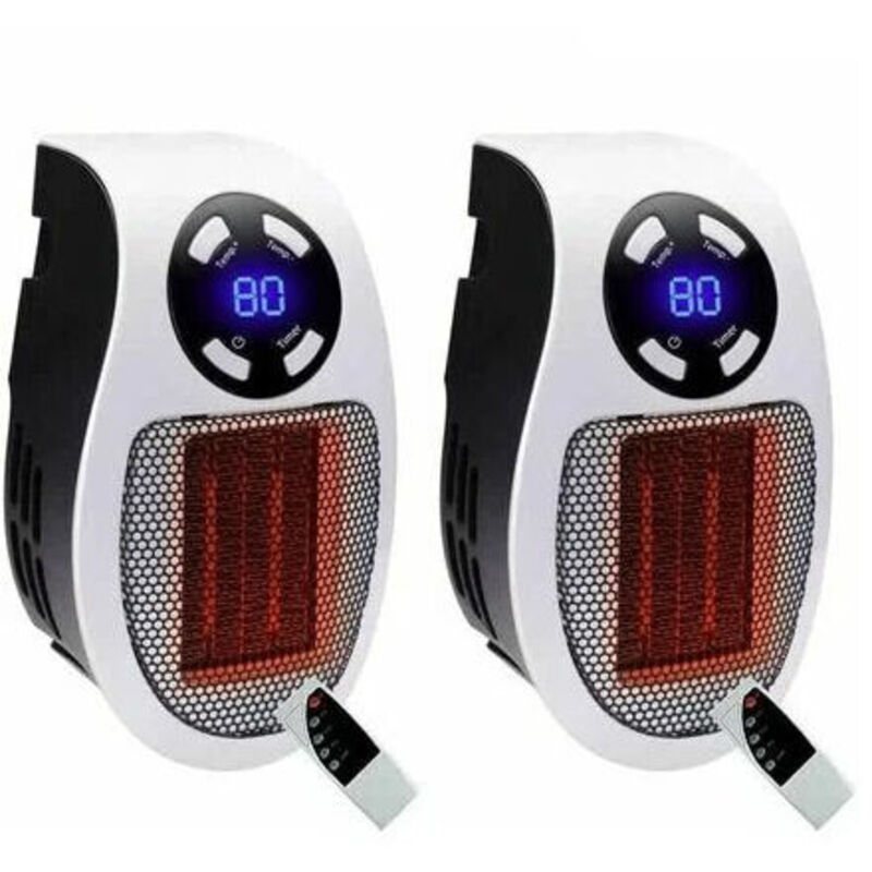 Image of 2pcs Plug-in Heater Mini Electric Heater&hellip;
