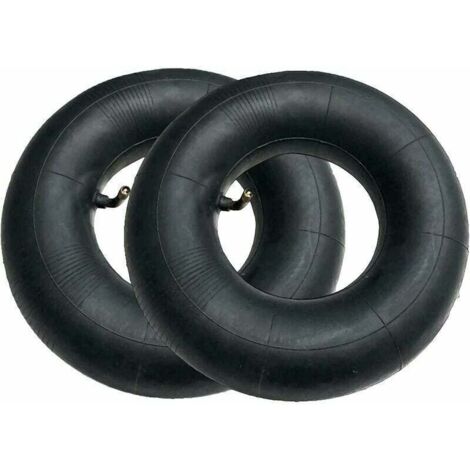 2pcs Pneu de Chambre à Air SéRies 4.10/3.50-4 Pouces pour Diable, Chariot, Chariot Manuel, Chariot de Jardin, Tondeuse à Gazon, Tube de Remplacement 4.10-4