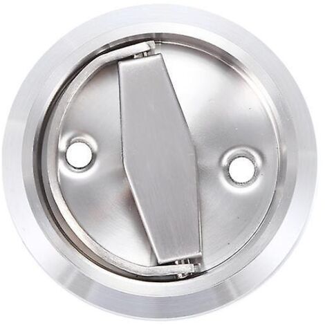 2pcs Poigne De Porte D'accs Ronde En Acier Inoxydable 304 Serrure De Porte Cache Camping Remorque Quincaillerie De Porte Anneau Poigne De Porte, P