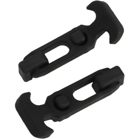2PCS Poignée de Verrou Souple en Caoutchouc pour Glacière, Coffre à Outils et Véhicule Tout Terrain