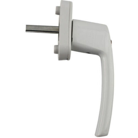 2Pcs Poignées de Fenêtre Verrouillables en Aluminium