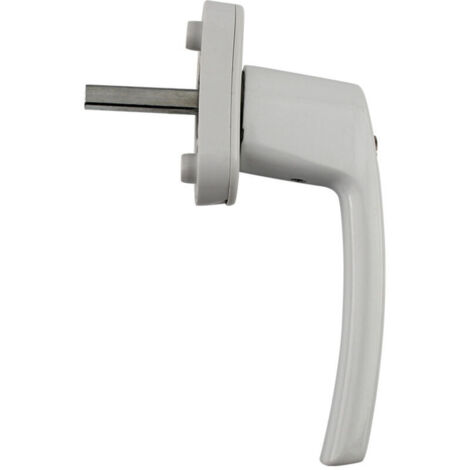 2Pcs Poignées de Fenêtre Verrouillables en Aluminium
