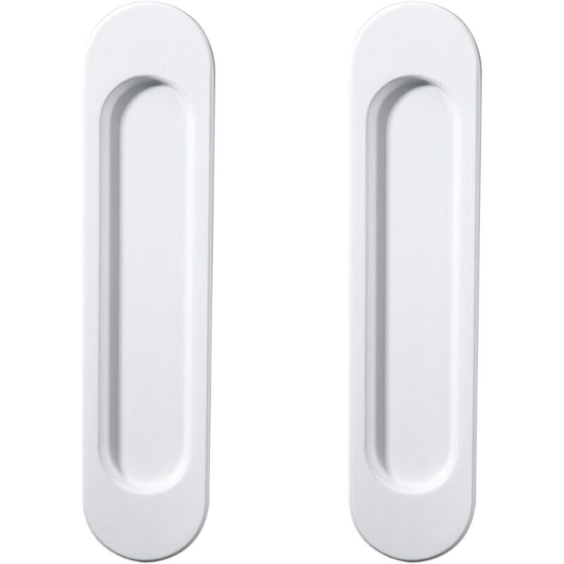 2pcs Poignées de Porte Coulissante Angle droit Autocollantes,Alliage D'aluminium or mat sans Perforation Coulissantes Grange,Fenêtres, Armoires 148mm