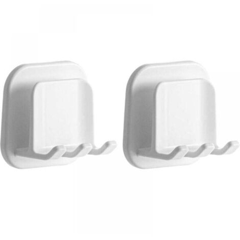 (2pcs) Porte Brosse à Dents, Support Brosse a Dent Electrique, Porte Brosse à Dents Mural Auto-adhésif, Porte Brosse à Dents Electrique Rangement Brosse a Dent étanche Accessoire Salle de Bain
