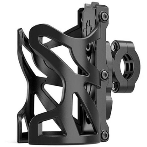 2pcs Porte-gobelet de moto, porte-gobelet 18 à 30 cm vélo porte-bouteille d'eau guidon taille universelle pour vélo poussette cyclomoteur scooter ,noir