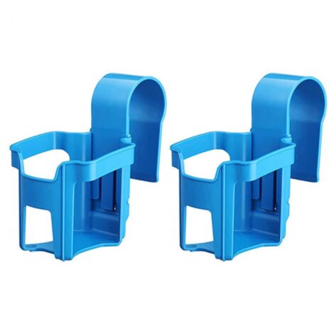 2PCS porte-gobelets de piscine en plastique - Accessoires de piscine multifonctions - Convient à la plupart des piscines - Porte-bouteilles - Porte-canettes pour piscine