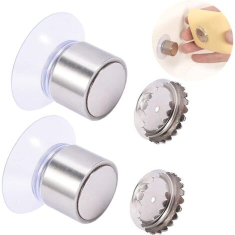2pcs porte-savon magnétique mural roman magnétique, porte-savon magnétique en acier inoxydable, porte-savon magnétique stockage de savon magnétique pour cuisine, douche, lavabo, évier et salle de bain