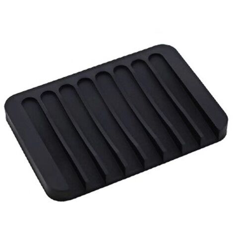 2pcs Porte Savon, Support Savon, Silicone avec Drain de vidage, Douche, Salle de Bain, Cuisine, Voyage