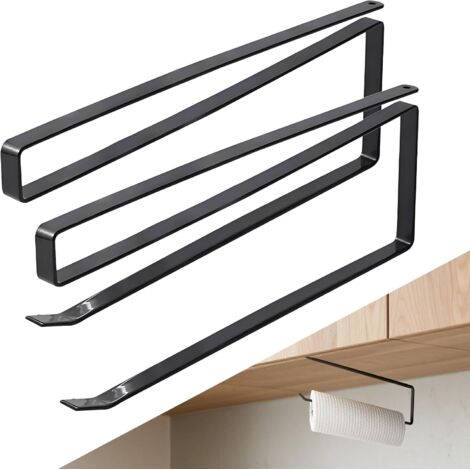 2pcs Porte Sopalin,Support Sopalin,PorteSopalin Mural,Porte Essuie Tout,Support pour Rouleau De Papier,Rouleau De Papier sans Perçage,Porte RouleauPapier Cuisine,pour Cuisine,Salle De Bainetplacards