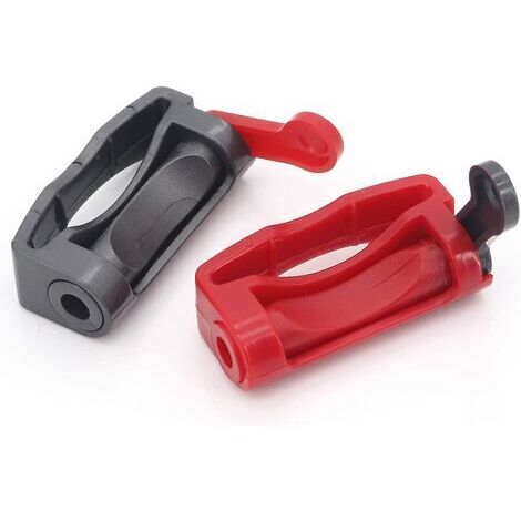 2pcs Power On/Off Button Control Clip for V6 V8 V7 V10 V11 Power Button Lock Power Button On/Off Status, Gray & Red