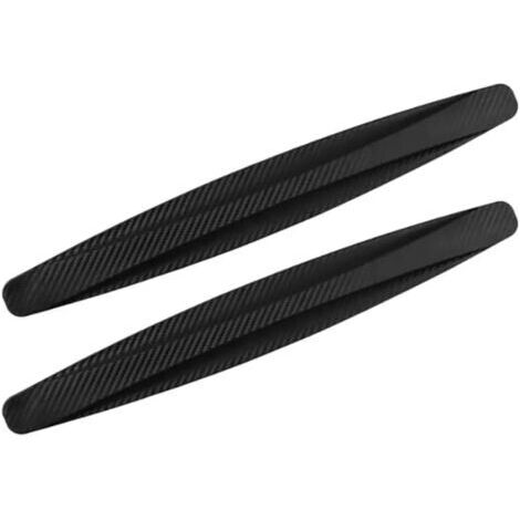 2PCS Protections Flexibles pour Pare-Chocs Avant et Arrière Protection Contre Les Rayures, Bande de Protecteur de Pare-chocs Universel Autocollant Protection pour Pare-Chocs de Voiture (Noir)