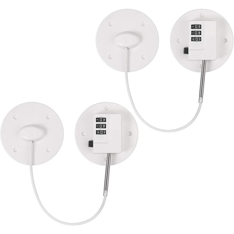 2pcs PVC Frigorifero Frigorifero Serratura del