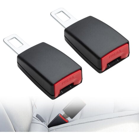 2pcs Rallonge Ceinture Sécurité Voiture,Extension de Ceinture de Sécurité, Ajusteur Ceinture de Sécurité Adapté aux Femme Enceinte/Obèse/Enfant
