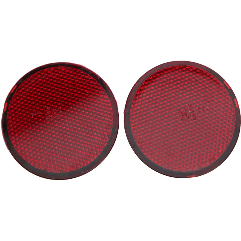 2pcs réflecteur de pare-chocs arrière rond rouge auto modification fit pour nissan qashqai 2007-2015