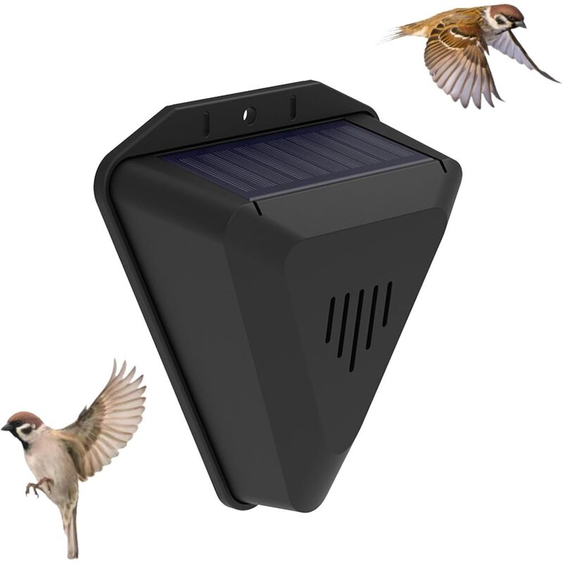 2pcs Répulsifs Solaire pour Oiseaux, Répulsifs pour Oiseaux Imperméable Répulsif Animaux Sauvages Solaire, Épulsif Contre Les Pigeons, Répulsif