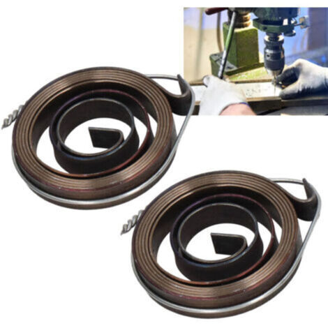 2Pcs Ressort de Rappel Perceuse à Colonne Aliment Penne Bobine Assemblage 680mm 35x6x0.7mm