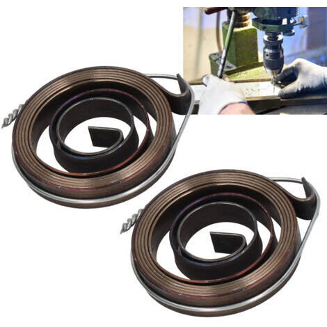 2Pcs Ressort de Rappel Perceuse à Colonne Aliment Penne Bobine Assemblage 680mm 35x6x0.7mm