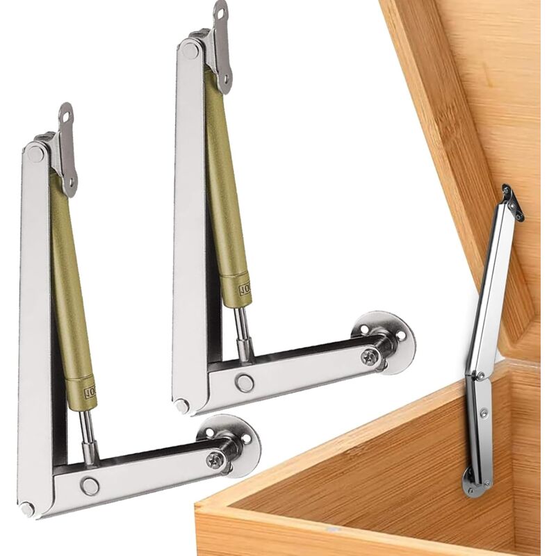 2PCS ressorts à gaz, 100 n vérin pneumatique pour meubles, pistons pour portes de cuisine, Amortisseurs à Gaz pour Levage de Porte Armoire Meuble