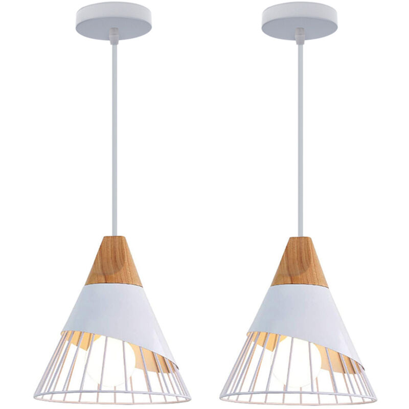 Image of 2PCS Retro Metal Pendant Lights Metal&hellip;