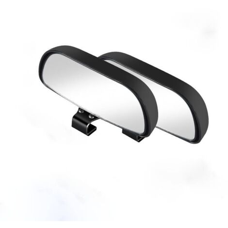 2Pcs Retroviseur Conduite Accompagnée Retroviseur Angle Mort pour Tous Les Voitures- Miroir Convexe Angle réglable