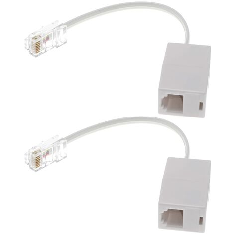 SinLoon Adaptateur séparateur réseau RJ45 séparateur Ethernet 1 à 2  Adaptateur Haute Vitesse Extension WiFi avec Port d'alimentation USB  Ordinateur, commutateur, routeur, ADSL, décodeur, etc. : :  Informatique