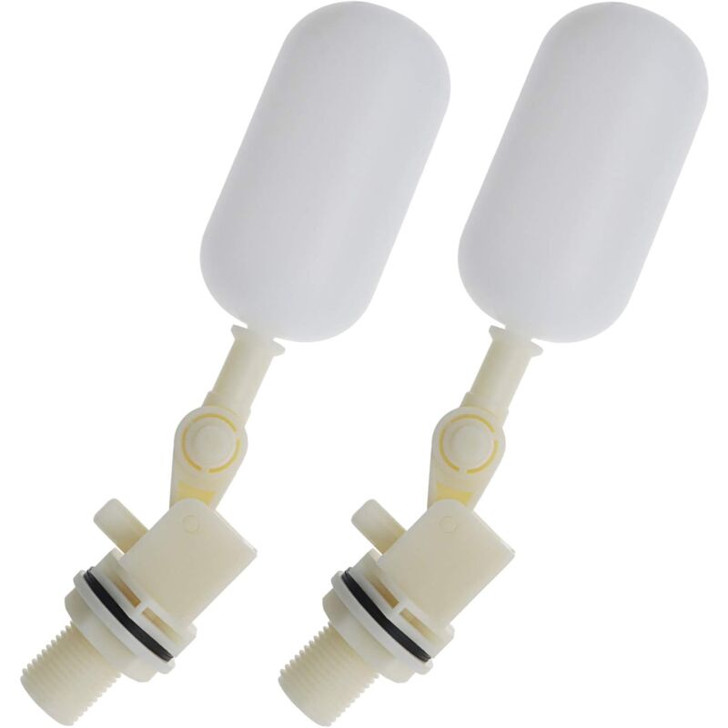 Memkey - 2pcs Robinet Boule de Vanne à Flotteur pour Aquarium Automatique 1/2 Pouce 20mm