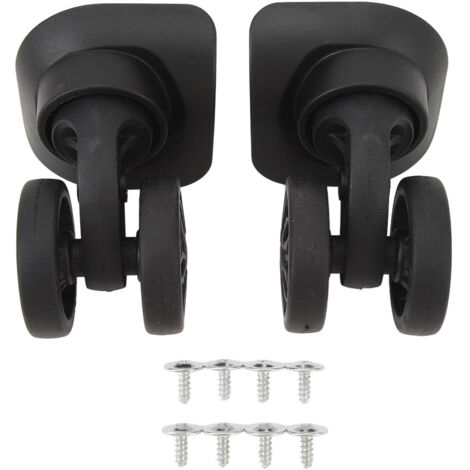 2pcs Roue de Remplacement pour Bagages, Facile à Installer, Roulette Universelle pour Valise pour Réparation