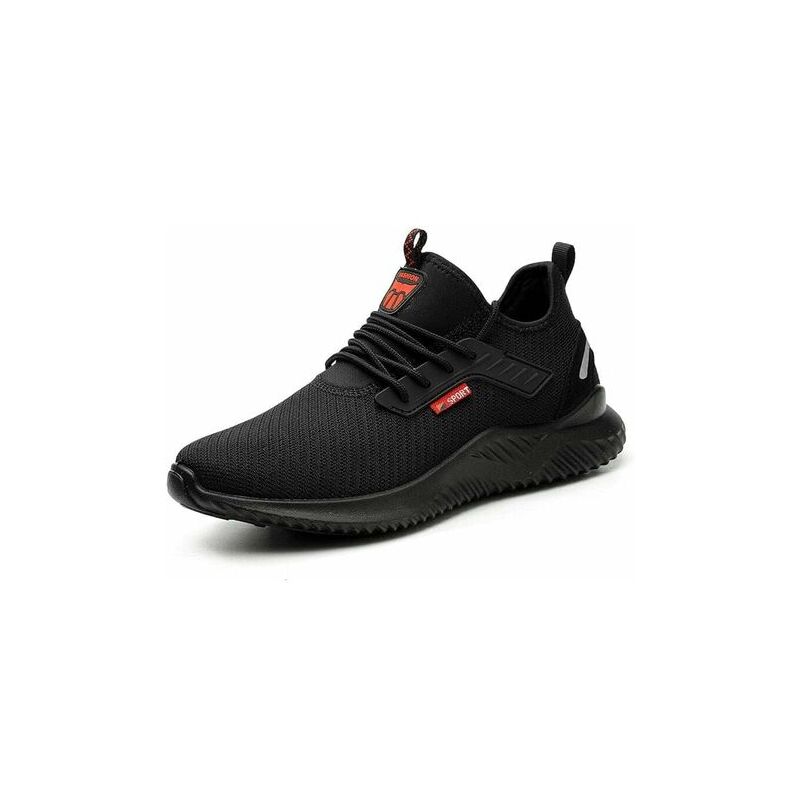 Chaussures de Sécurité Homme Femme Chaussures de Travail Légère Respirant Embout Acier Protection Basket de Securite (43 eu)