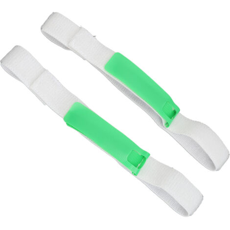 2PCS Sangle de Fixation pour Cathéter Urinaire, Attache de Tube de Drainage pour Jambe avec Boucle Auto-Agriffante, Stabilisateur Vert