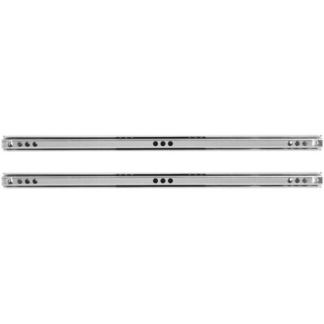 2Pcs/Set 342x17mm Cold Rolled Steel Drawer Rail Ball Bearing Slide for Cabinet Sideboard