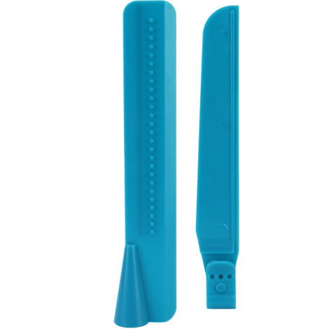 2Pcs/Set Adjustable Height Cream Scraper Small Cake Smoother Tool for Kitchen Home BakeryBlue