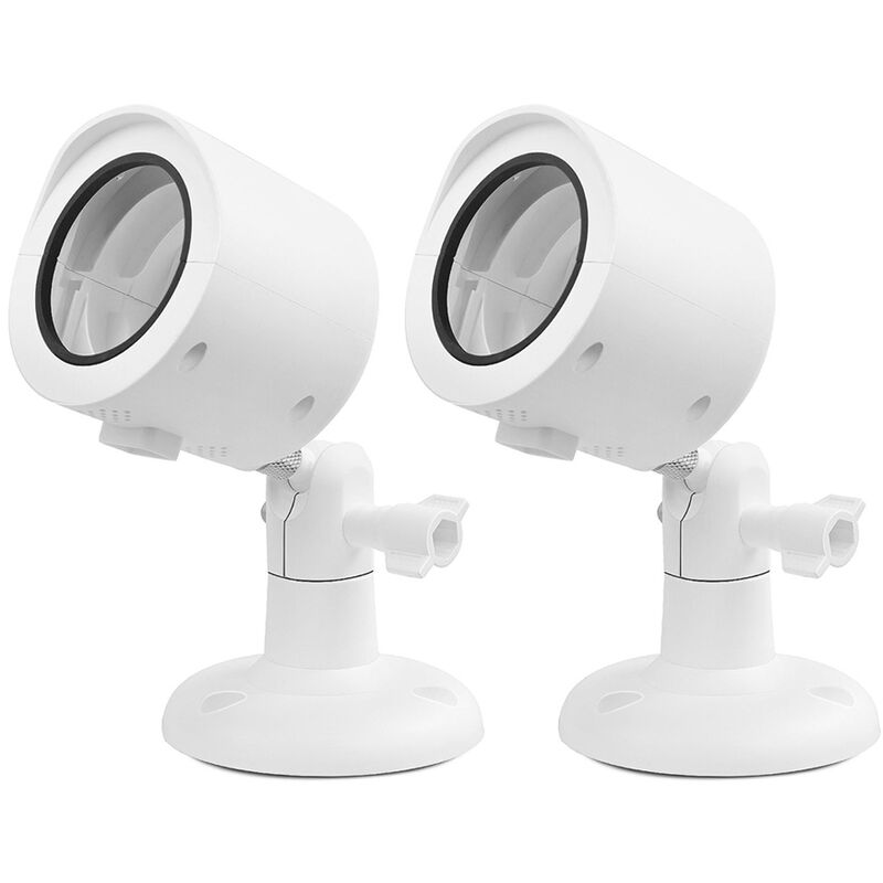 

Asupermall - 2pcs / Set de pared a pared Yi hogar de la camara 360 grados giratoria Manta soporte para Yi 1080P / 720P hogar de la camara exterior y