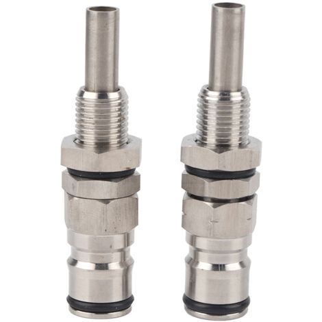 2pcs/ Set Stainless Steel Sturdy Keg Beer Ball Lock Post Connector