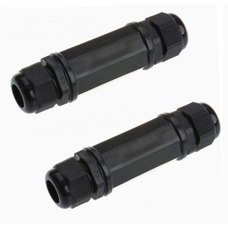 2pcs Shielded RJ45 Connector Waterproof Cat5/5e/6 8P8C IP67 Ethernet LAN Connector Dual Head Outdoor LAN Coupler Female to Female Adapter