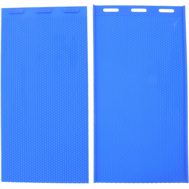 Rosvola - Jeffergarden 2 pièces Silicone feuille de cire d'abeille bricolage moule doux presse feuille moule outils cire d'abeille Embosser Machine