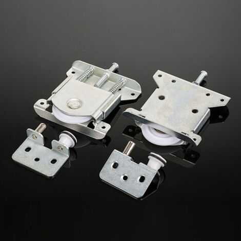 LABLANC 2pcs Sliding Door Rollers,Wardrobe Door Sliding Door Parts,Wheels,Rollers,Cabinet Runners Guides,Sliding Cupboard Cabinet Door Roller Wheels,Load 30kg