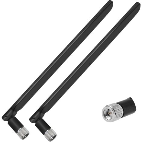 LINGHHANG 2Pcs SMA 4G LTE Antenna SMA Male Cellular WiFi Antenna 10dBi High Gain Router Antenna Signal Booster for Mobile Huawei Netgear ZTE 3G/4G LTE Router Modem Security IP Camera