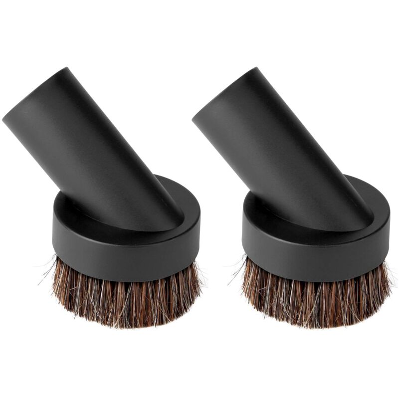 Image of ZVD - 2pcs soft bristle brush round brush universal vacuum brush vacuum dust brush