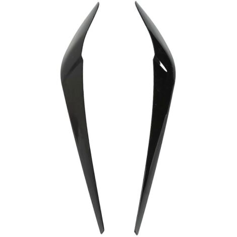 2pcs Sourcil de Phare Noir Brillant Gauche Droite Remplacement Décoratif pour X3 F25 X4 F26 2014-2018